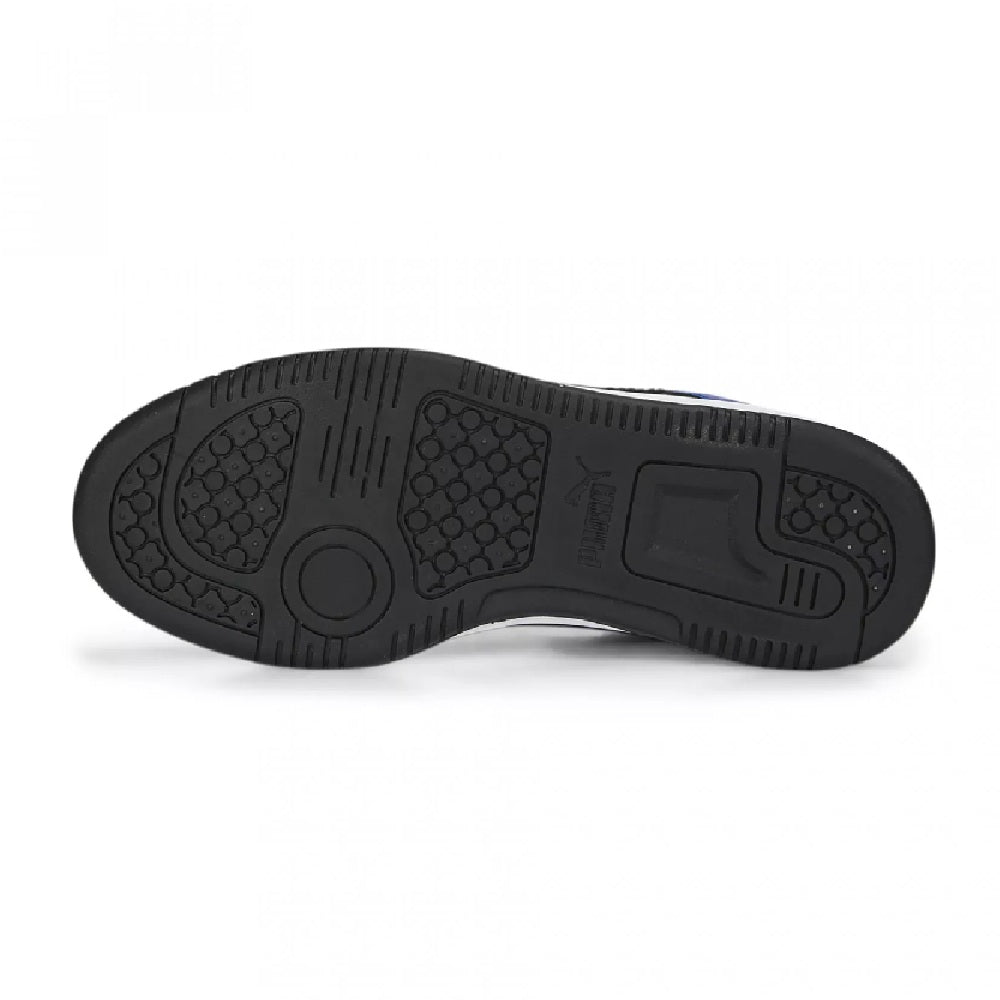 Big Kid's Puma Rebound Layup Lo SL JR Puma White-Black-Sapphire (370490 19)