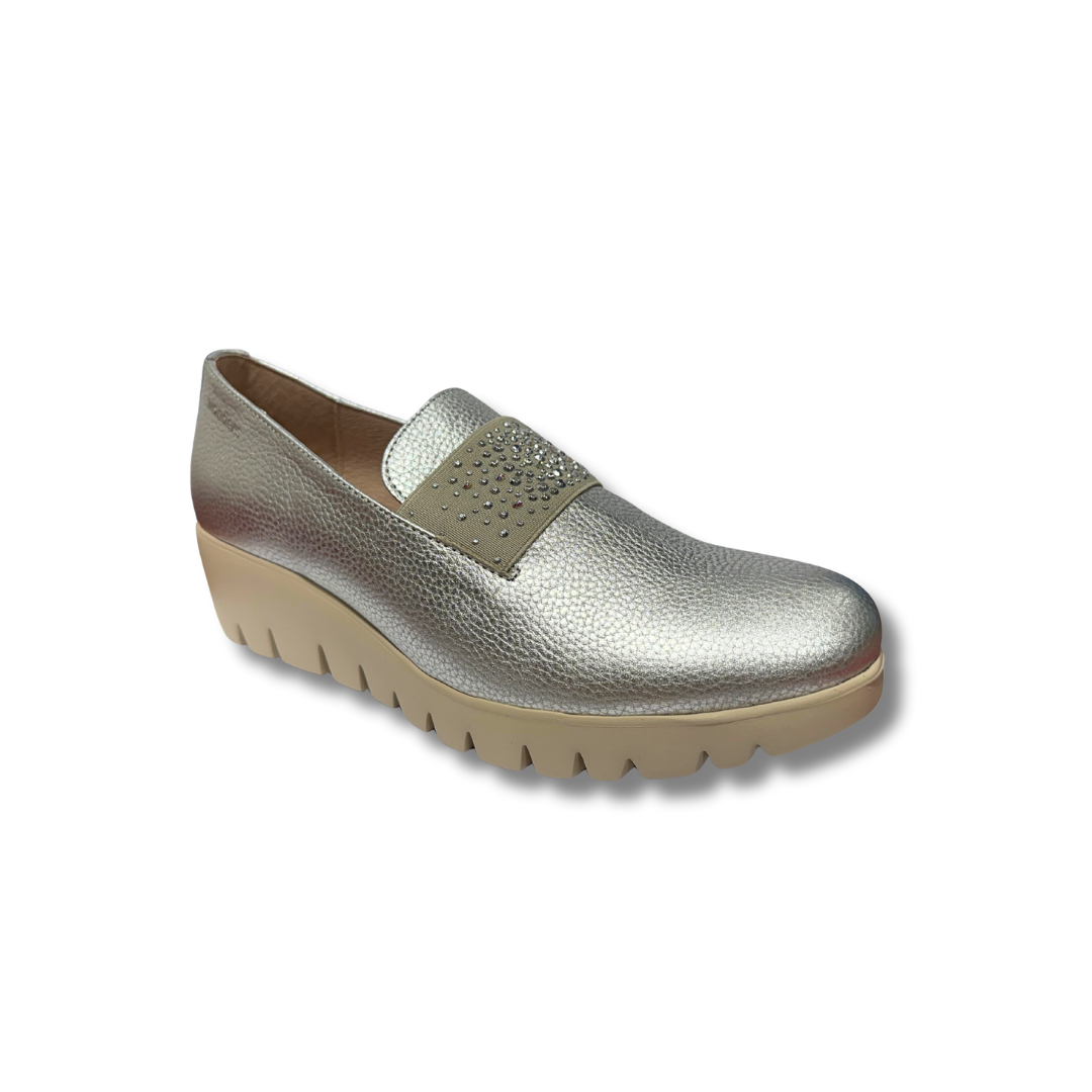 Wonders Womens Shoe C-33158 Plata