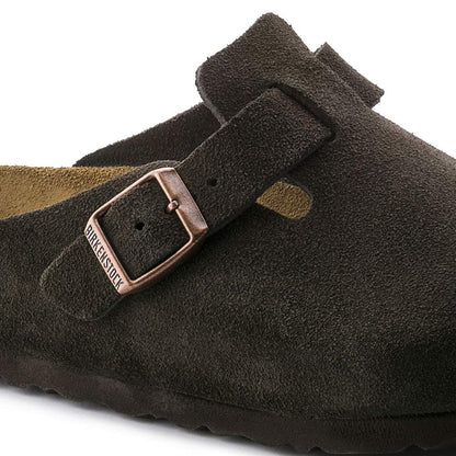 Unisex Birkenstock Boston Soft Footbed Narrow Fit Mocha (0660463) Sneakers - Premium Brand Shoes for Men and Women