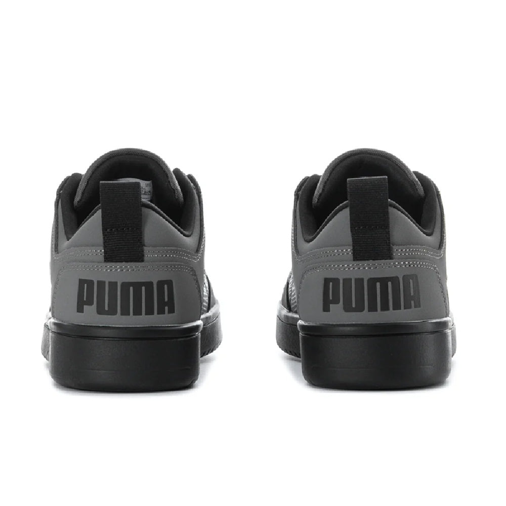 Big Kid's Puma Rebound Layup Lo NBK JR Cool Dark Gray-Black-Black (391772 02)