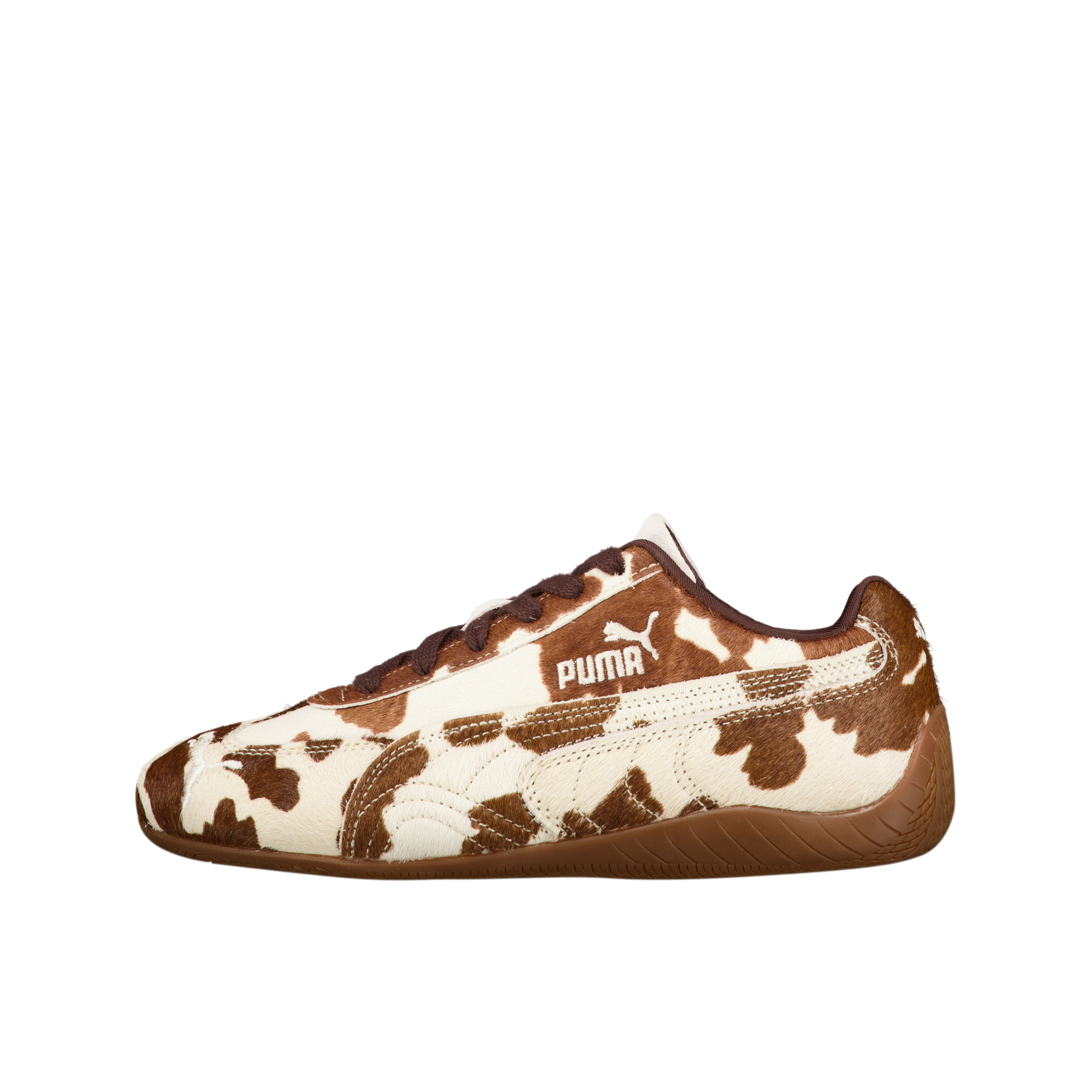 W Speedcat Cow Print  'Chocolate Brown'