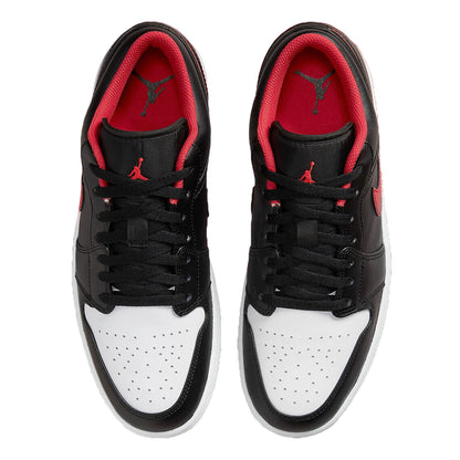 Men's Jordan 1 Low "white Toe" Black/fire Red-white (553558 063) Sneakers - Premium Brand Shoes for Men and Women