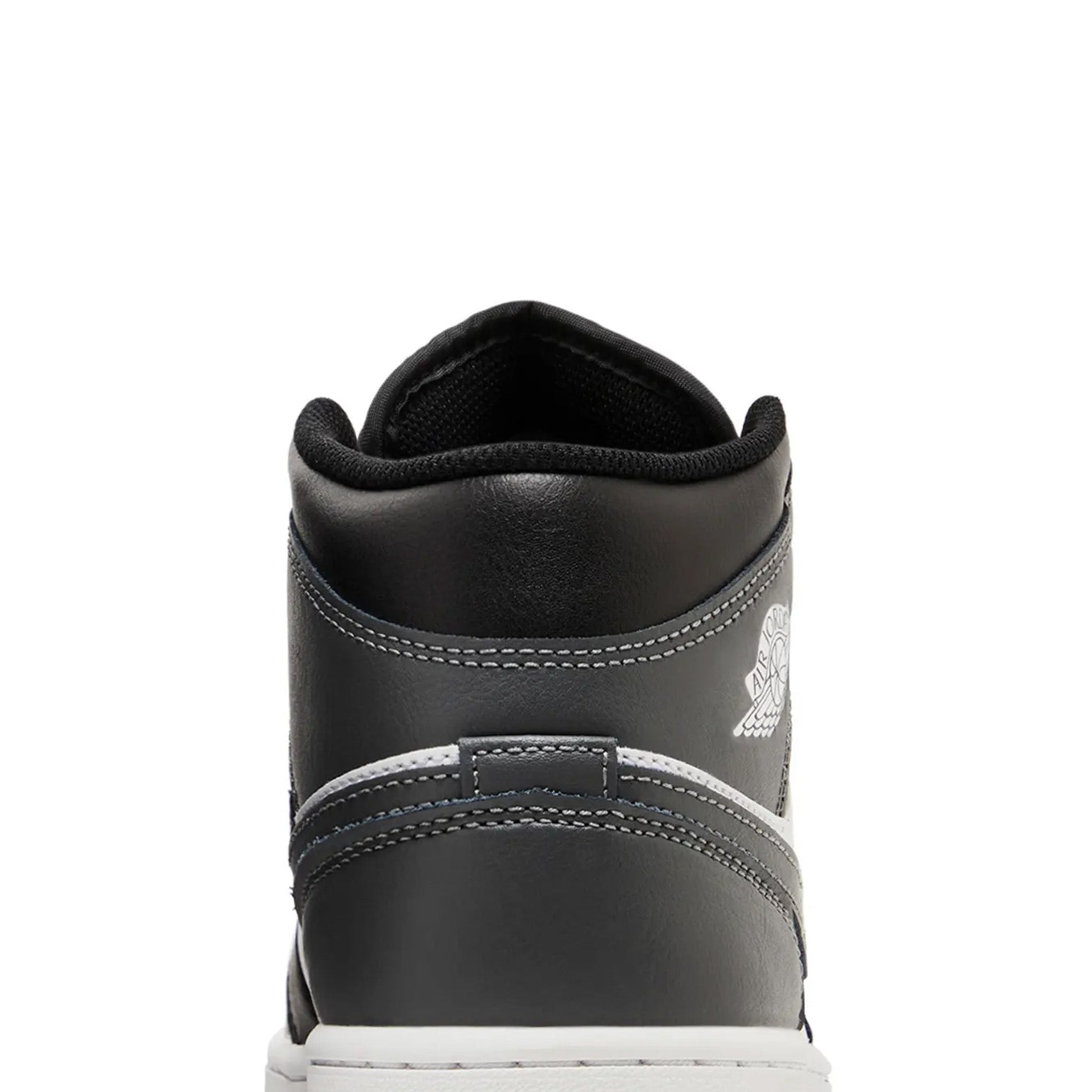 Air Jordan 1 Mid 'Black White Iron Grey' (2024)