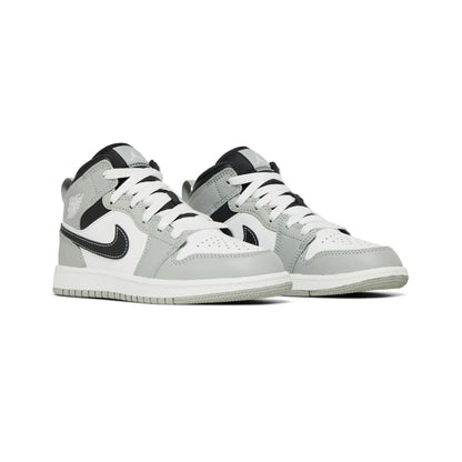 Air Jordan 1 Mid Light Smoke Grey' PS (2022)
