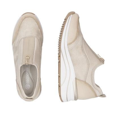 Remonte Womens Shoe D0T08-61 Beige Combination
