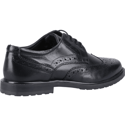 Hush Puppies Womens Verity Brogue Black/Black
