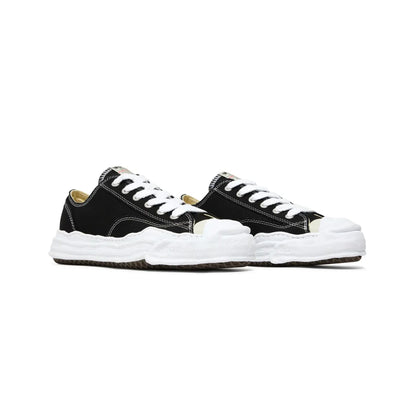 Maison Mihara Yasuhiro Hank OG Sole Canvas Low 'Black White' (2022)