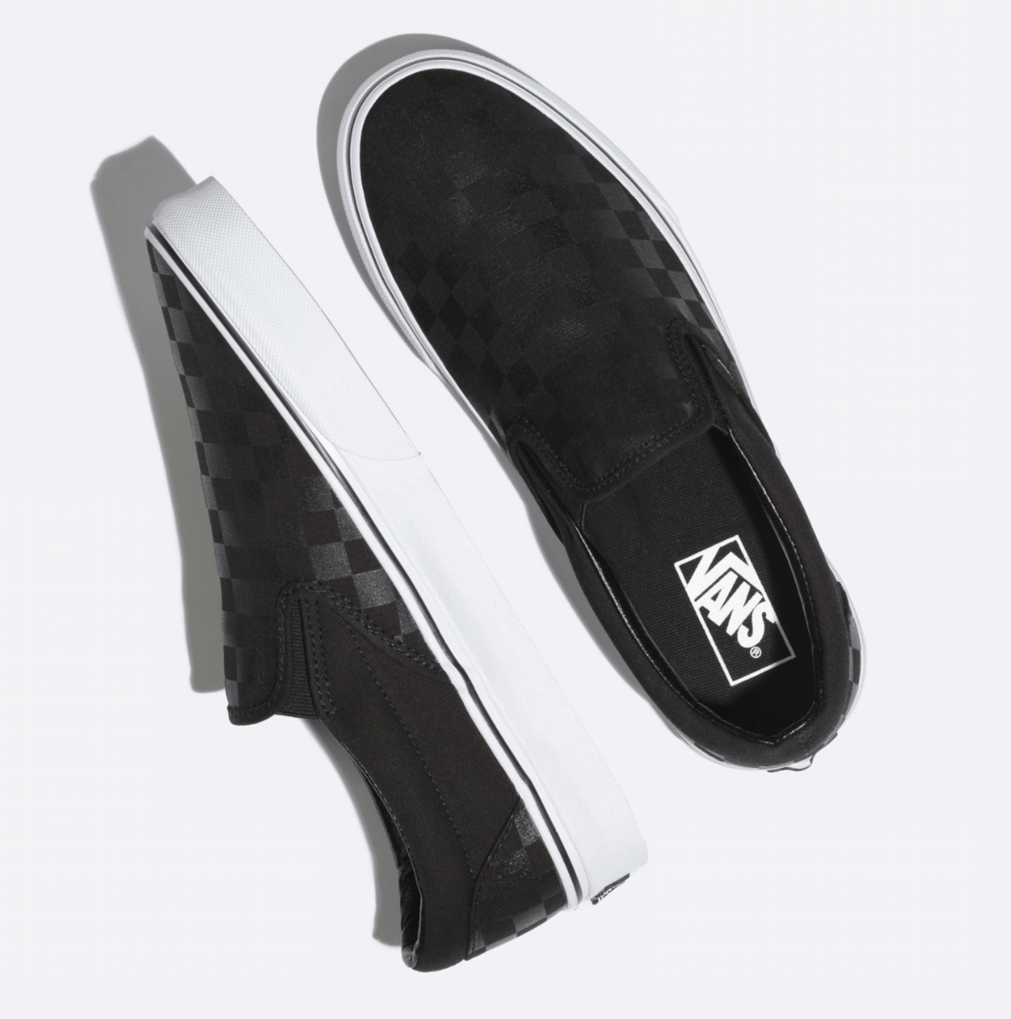 Checkerboard Slip on Sneakers - Premium Brand Shoes for Men and Women