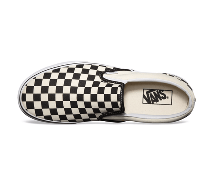 Checkerboard Slip on Sneakers - Premium Brand Shoes for Men and Women
