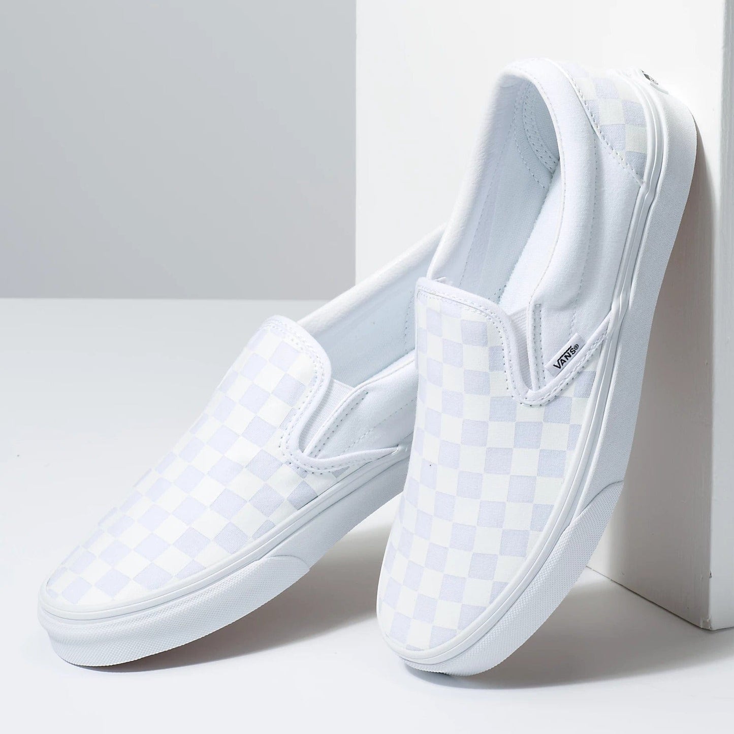 Checkerboard Slip on Sneakers - Premium Brand Shoes for Men and Women