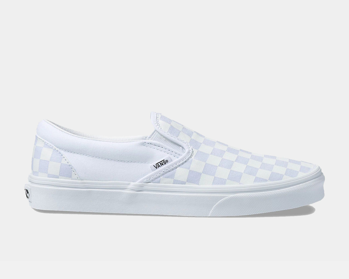 Checkerboard Slip on Sneakers - Premium Brand Shoes for Men and Women