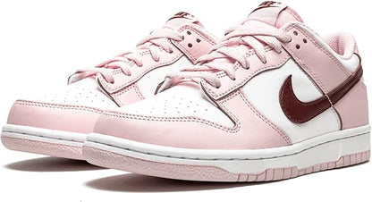 Big Kid's Nike Dunk Low Pink Foam/Dark Beetroot-White (CW1590 601)