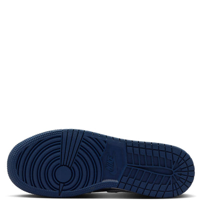 Big Kid's Jordan 1 Mid Blue Void/Pure Platinum (DQ8423 403)