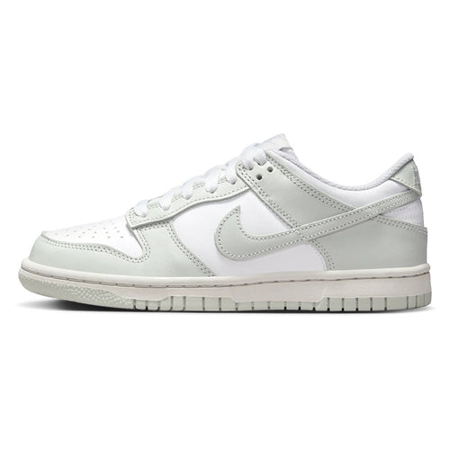 Big Kid's Nike Dunk Low White/Light Silver-Photon Dust (FB9109 124)