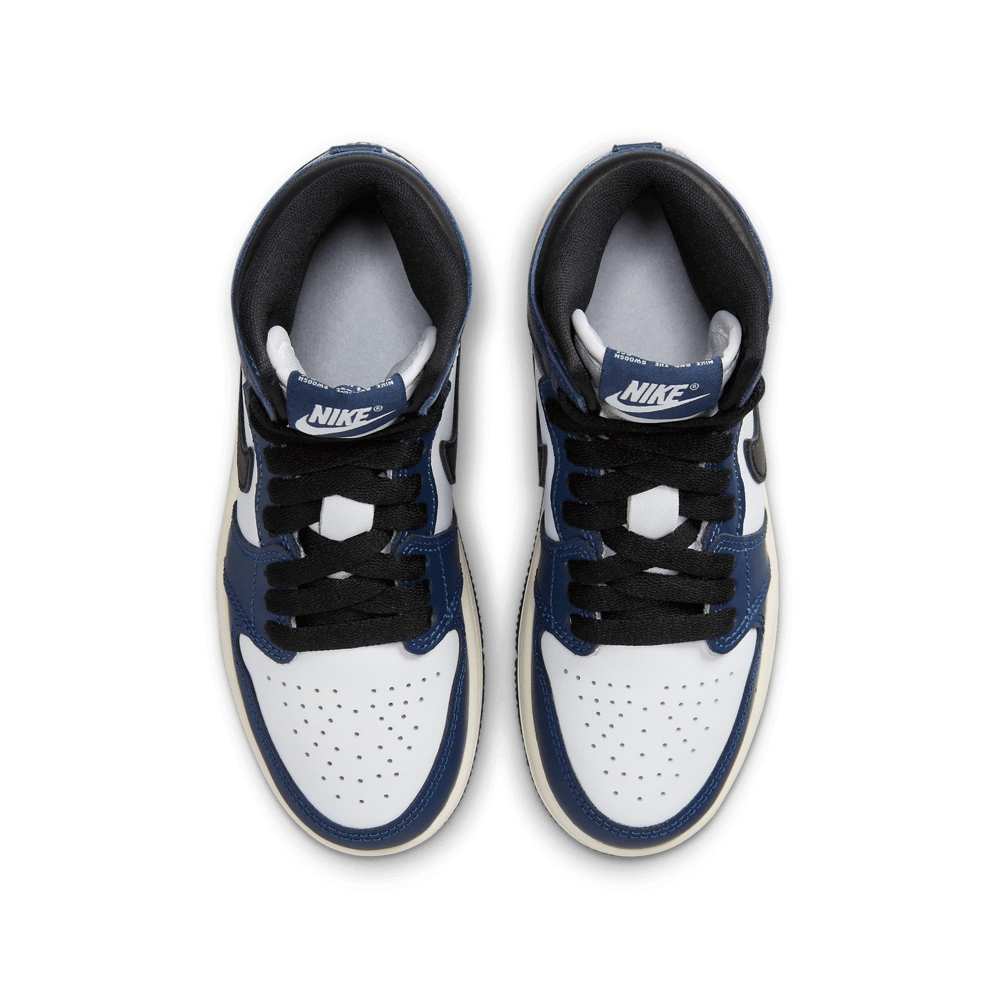 Big Kid's Jordan 1 Retro High OG Midnight Navy/Bck-Wht-Sail (FD1437 401)