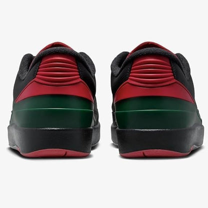 Big Kid's Jordan 2 Retro "Christmas" Blk/Fire Red-Fir-Cement Grey (FJ6869 006)