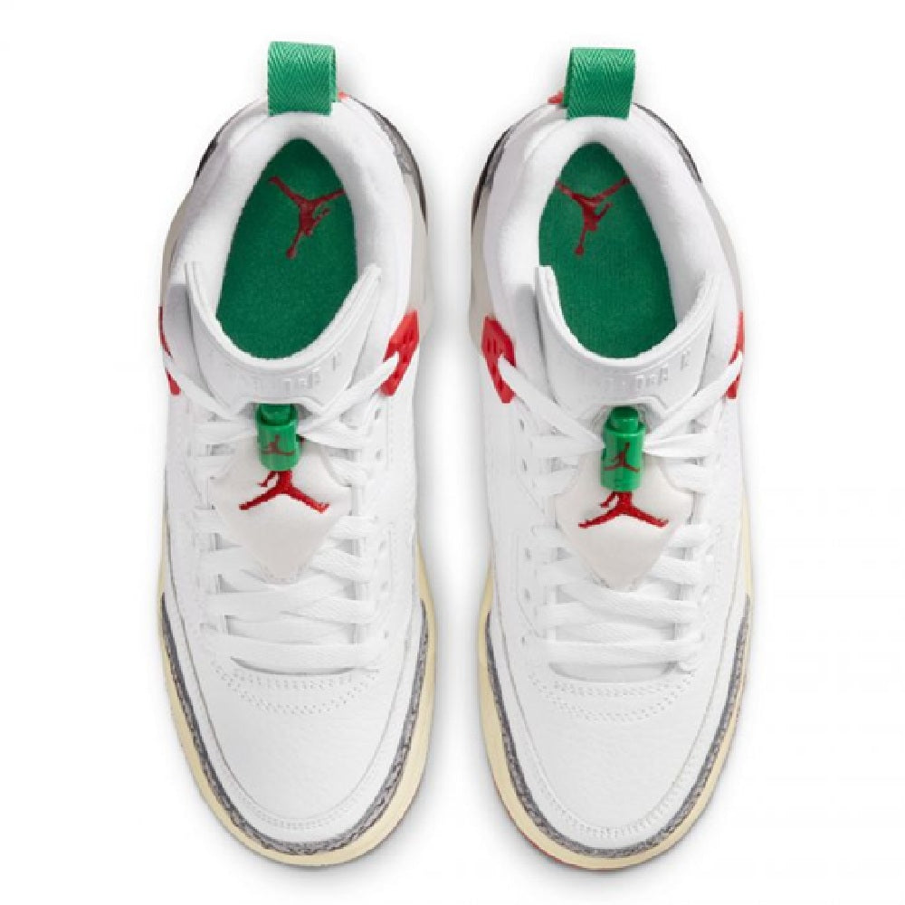 Big Kid's Jordan Spizike Low White/Varsity Red-Coconut Milk (FQ3950 109)