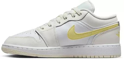 Big Kid's Jordan 1 Low Sail/Laser Orange-White (FV8486 181)