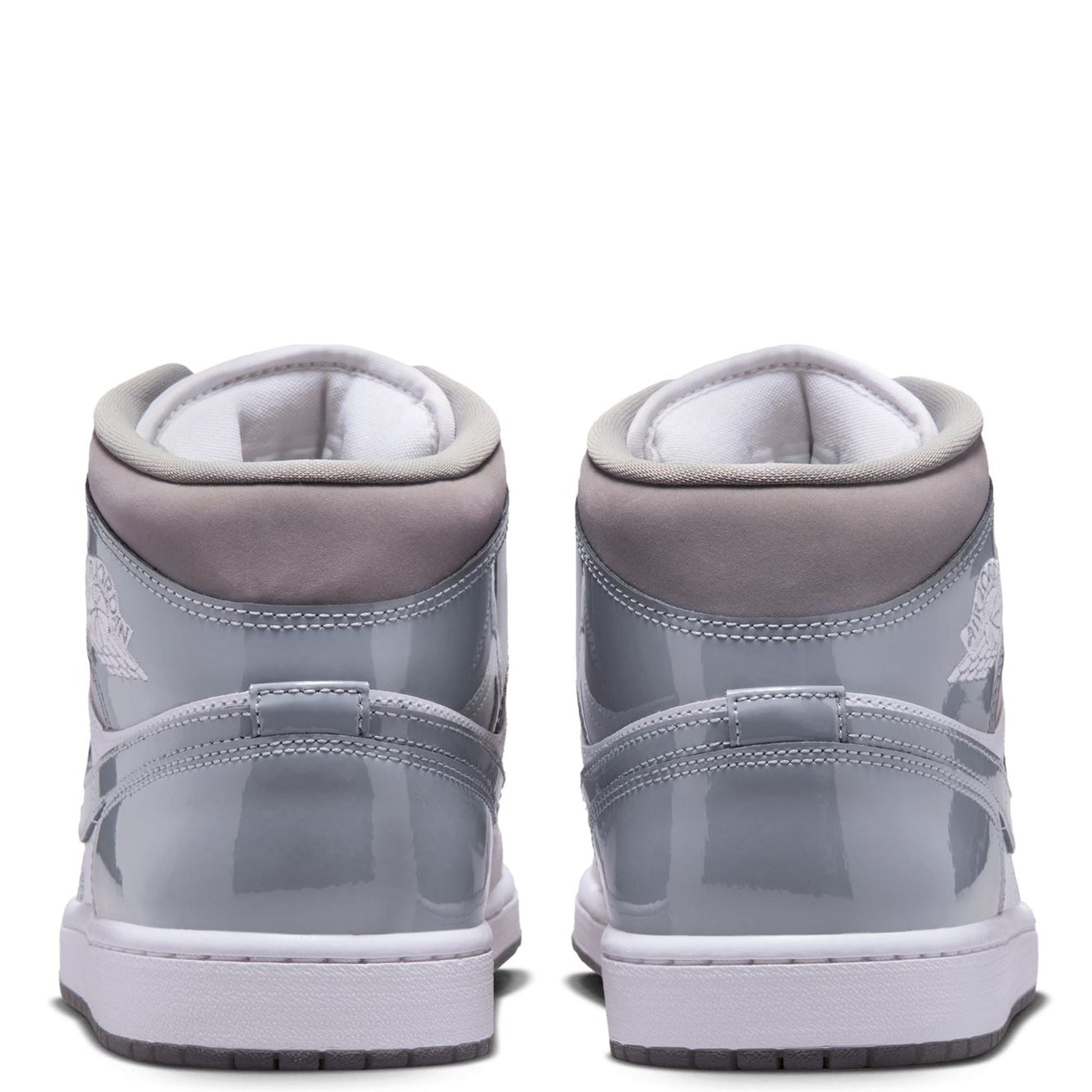 Men's Jordan 1 Low Mid White/cool Grey-medium Grey (hf3216 100) Sneakers - Premium Brand Shoes for Men and Women