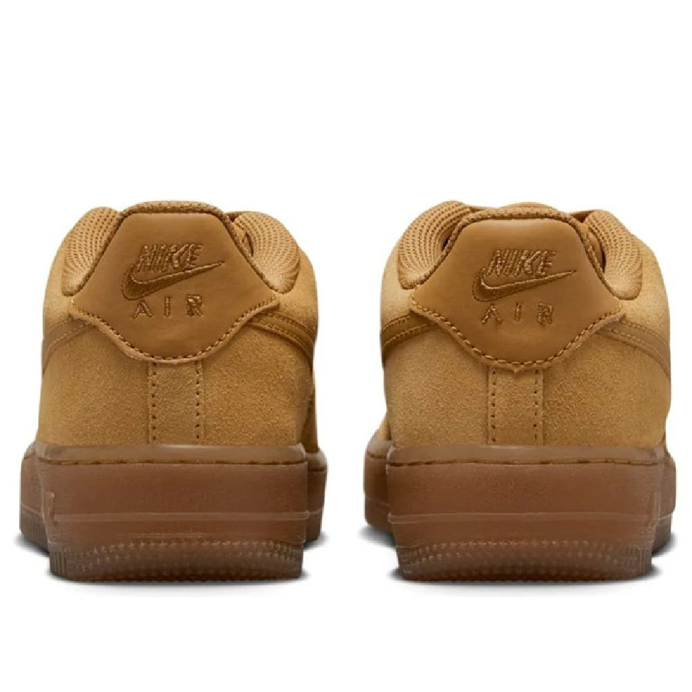 Big Kid's Nike Air Force 1 LV8 Wheat/Wheat-Gum Light Brown (HQ7476 700)