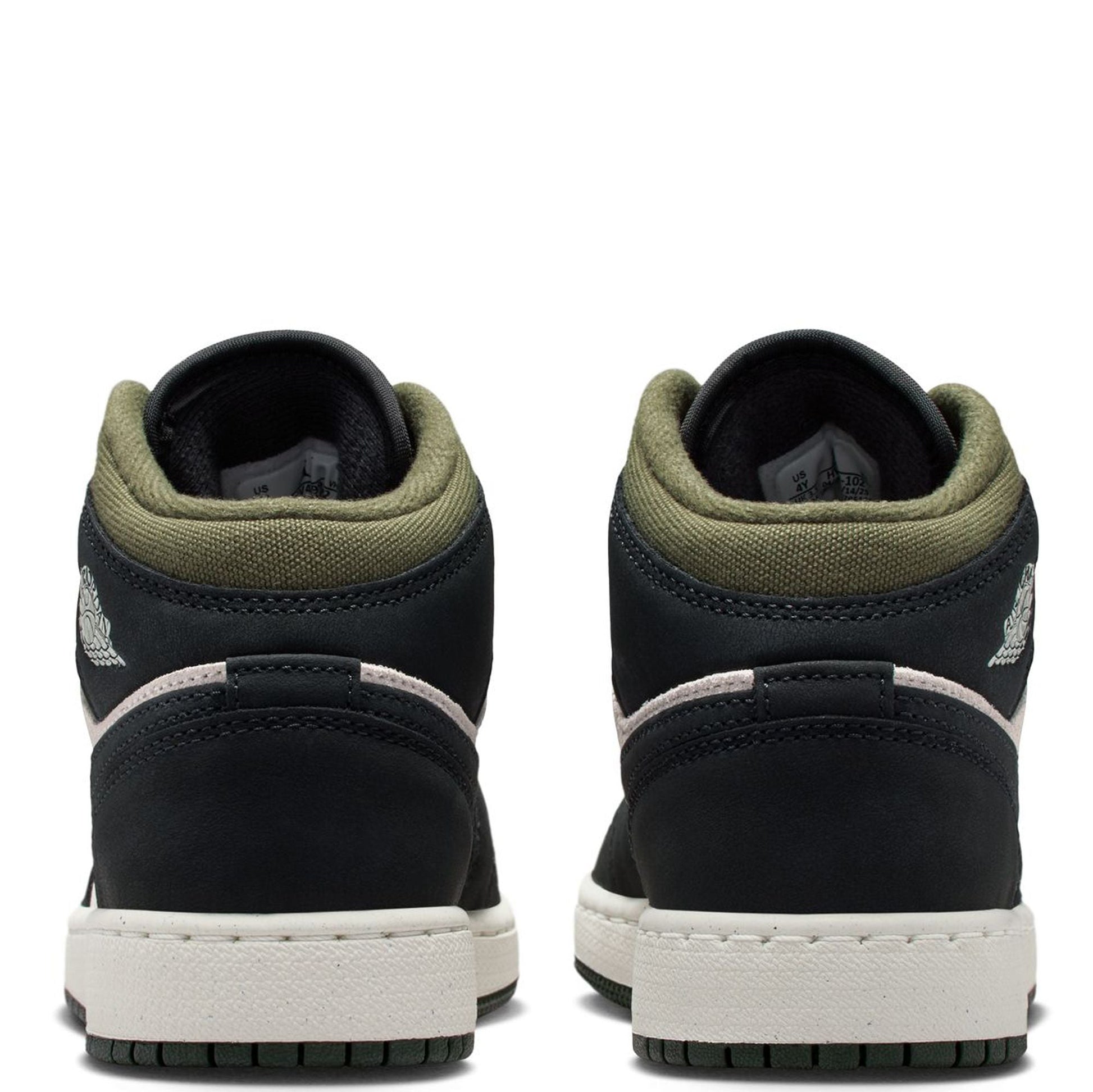 Big Kid's Jordan 1 Mid SE LT Orewood Brn/Off Noir (HV4399 102)