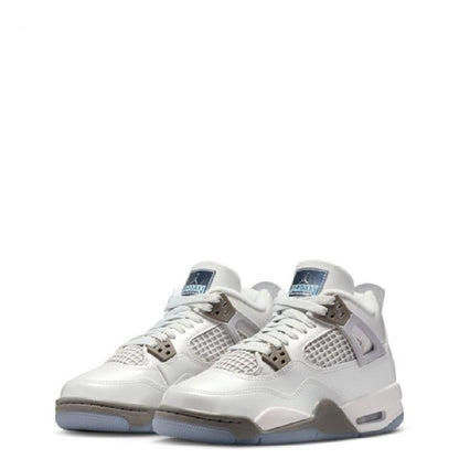 Big Kid's Jordan 4 Retro Photon Dust/ Blue Chill (HV4401 014)