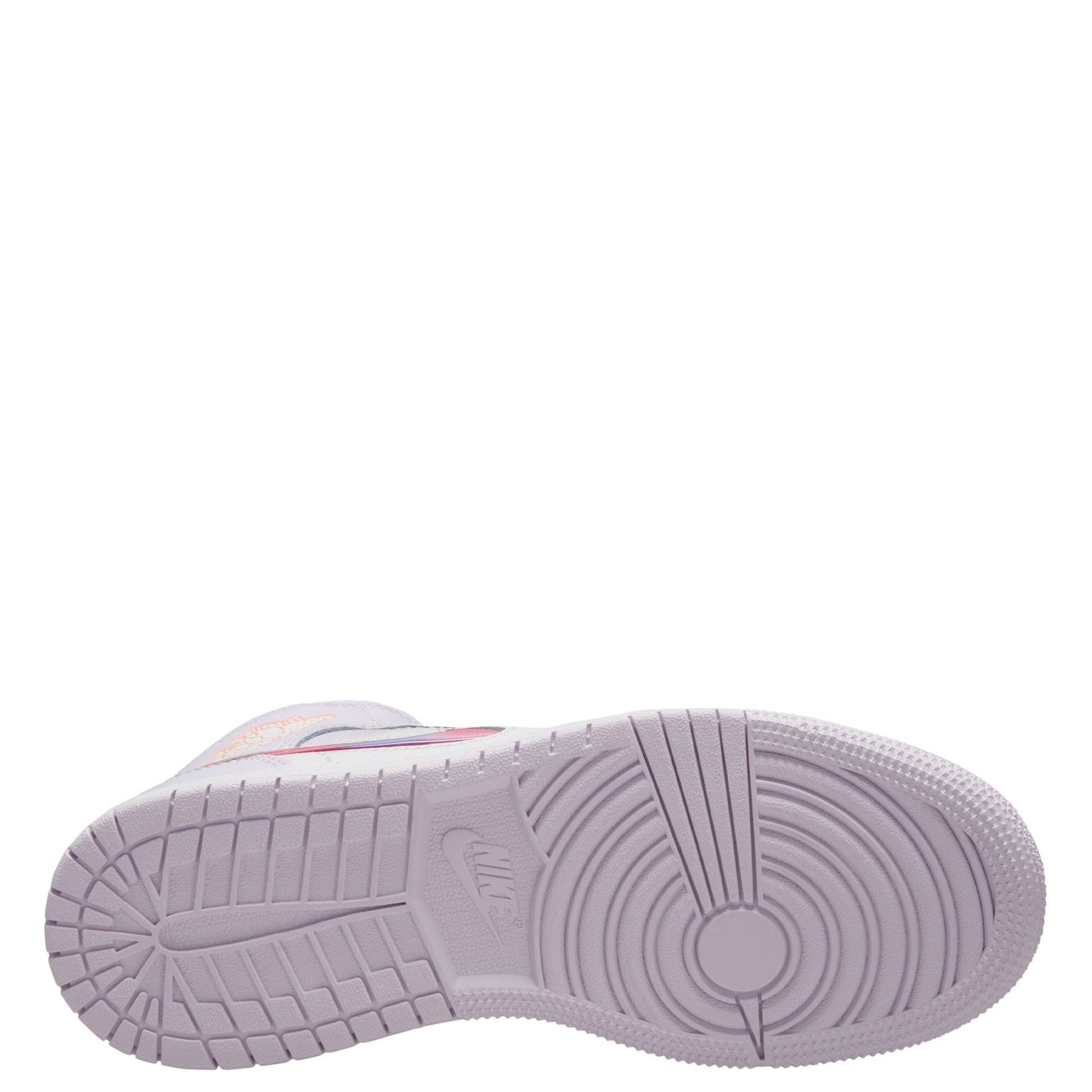 Big Kid's Jordan 1 Mid SE Barely Grape/Atomic Pink-White (IM4419 500)
