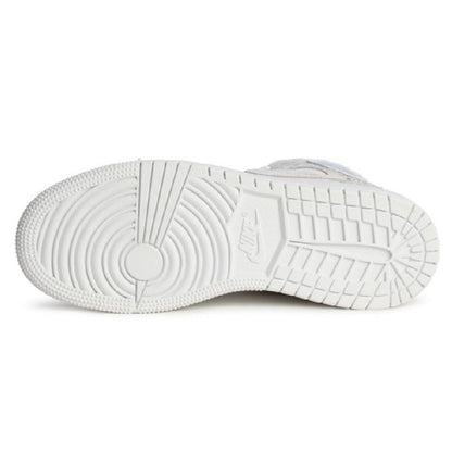 Big Kid's Jordan 1 Mid SE BG White/Field Silver-White-White (IR2320 100)