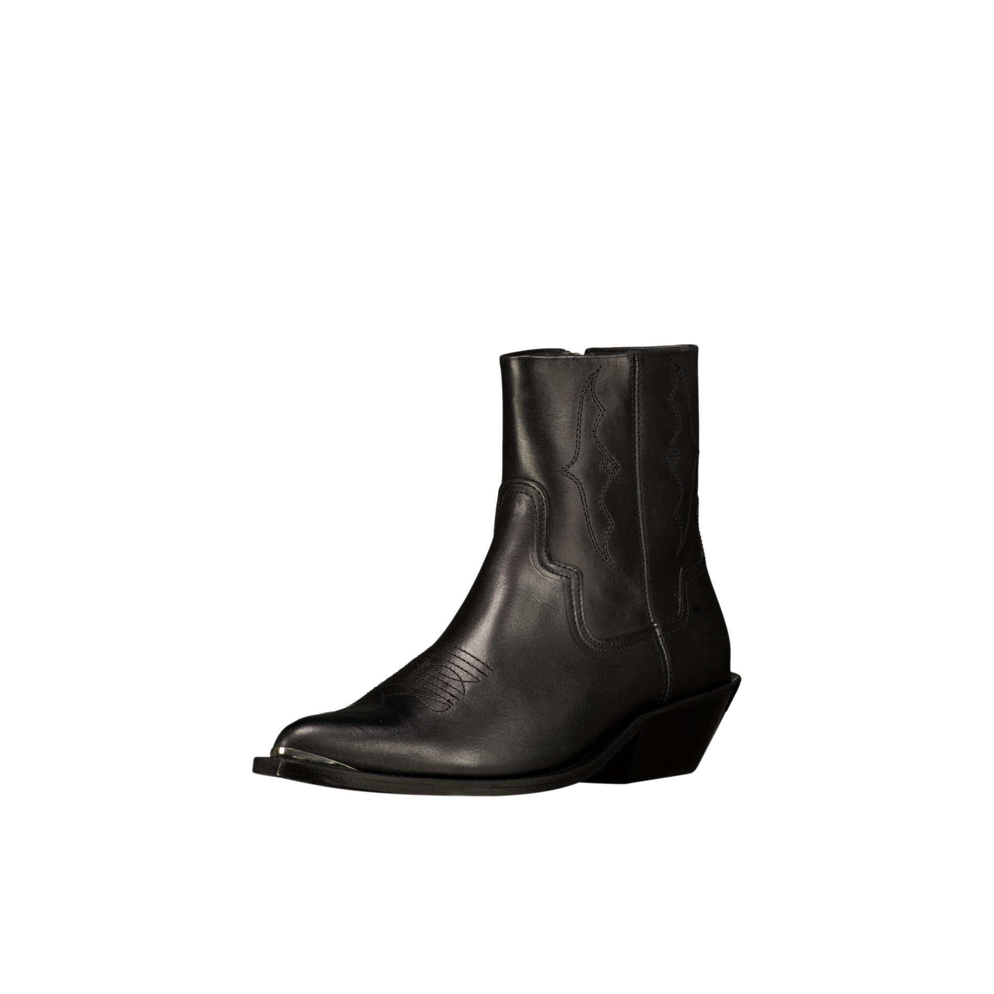 Michael Zip Boot Leather